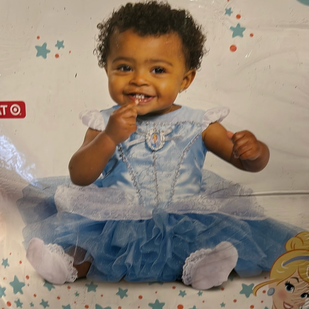 NWT Cinderella dress costume Disney Baby disguise 12-18 months